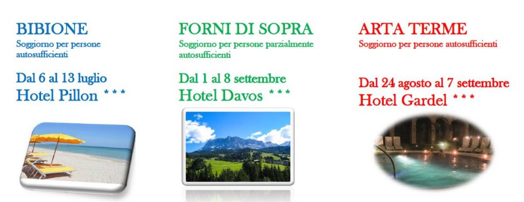Programma soggiorni per l’estate 2019
